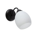 Aplique de Pared Ike Lite Clásico Negro 60W E27 1 Luz