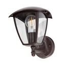 Lámpara de pared exterior, Chocolate 1L E27 40W