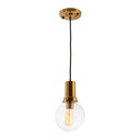 Lámpara Colgante Lumicentro Dorado 40 W E27 de 1 Luz 21319-9