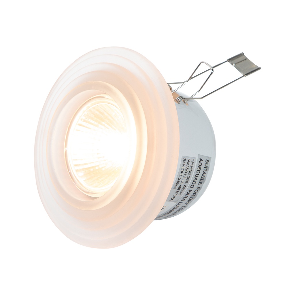 Lámpara Empotrable de 50 W 1 Luz Color Blanco Mate