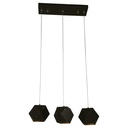 Lámpara Colgante LED Moderno Negro Luz Cálida  12w