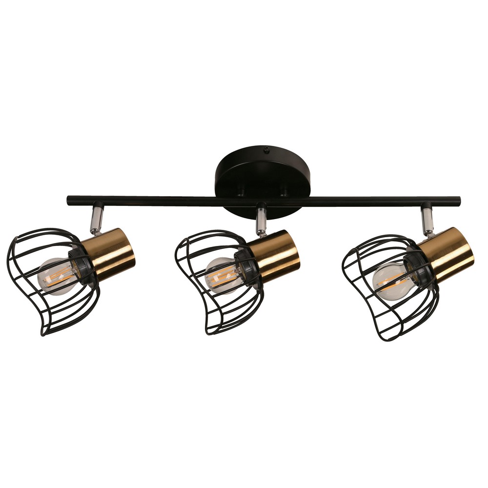Riel 3 luces 40w E27