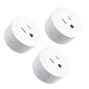 Contacto inteligente con control de horarios encendido y apagado 3 Piezas