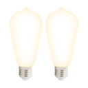 Foco LED Tipo ST64 LED Integrado Dimeable 4.5w Luz Cálida 3000k Socket E27