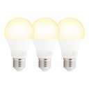Foco LED Tipo A60 Integrado 10w Luz Blanca 2700k Socket E27 3 set