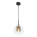 Lámpara Colgante Opulent Lights Negro Dorado E27 40w 1 Luz