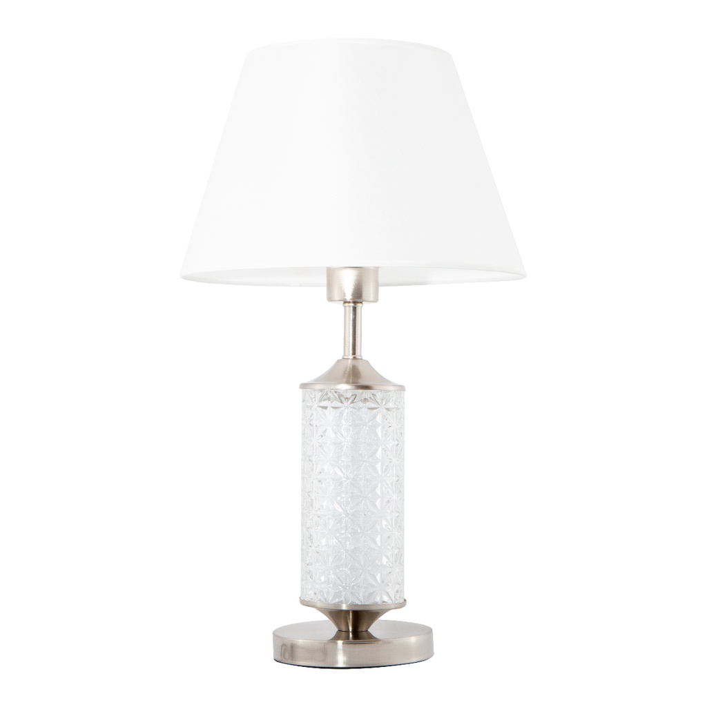 Lámpara de Mesa Clásico Blanco E27 60w 1 Luz