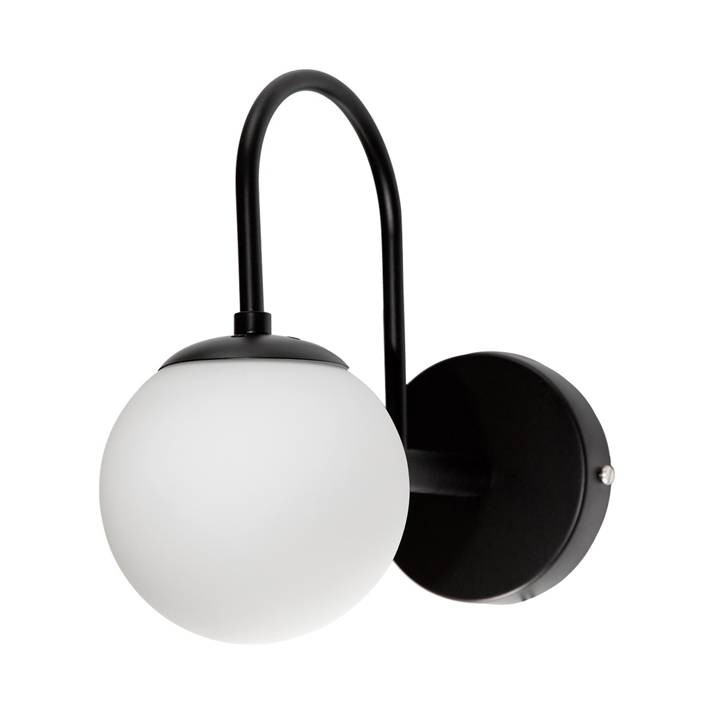 Lampara de Pared Negro 1L E27 G45