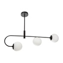 Lámpara Colgante Contemporary Clean Negro E27 40w 3 Luces