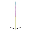 Lámpara de Piso LED Inteligente WiFi RGB Alexa Google Home Negro