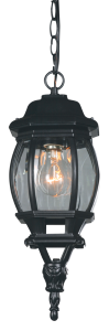 Farol Colgante Negro 100w E27 1 Luz