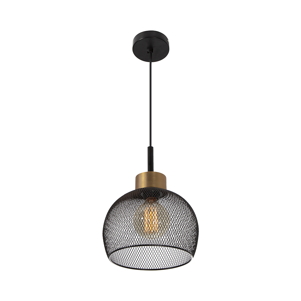 Lámpara Colgante Negra 1L