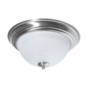 Plafón De Techo Led 17w Estilo Clásico, Níquel Satinado