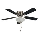 Ventilador de Techo 42" Artfan Níquel Satinado 2 Luces 40W E27