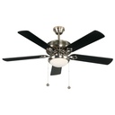 Ventilador de techo 52"  de 5 aspas reversibles