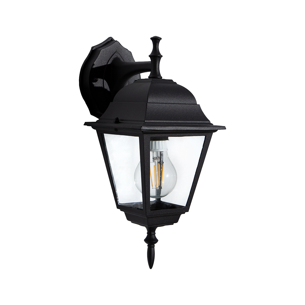 Farol Exterior Inlite Negro 1 Luz E27