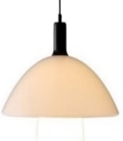 Lámpara colgante, estilo moderno, acabado negro mate, 1 luz E27, 40 W