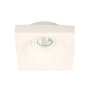 Lámpara de Yeso Empotrable Ajustable 50W Blanco Mate