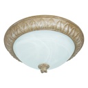 Lámpara Plafón de 60 W Color Bronce Antiguo de 2 Luces