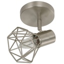 Lámpara Pared LED Plata E27 60W 1 Luz