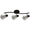 Riel 3 Luces acabado chocolate E14 25w