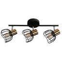 Riel 3 luces 40w E27