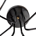 LAMPARA DE TECHO CROMADO 8L E27