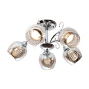 LAMPARA DE TECHO CROMO 5L E27