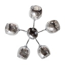 LAMPARA DE TECHO CROMO 5L E27