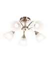 LAMPARA DE TECHO LATON 5L E27