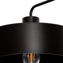 LAMPARA DE TECHO NEGRO 1L E27