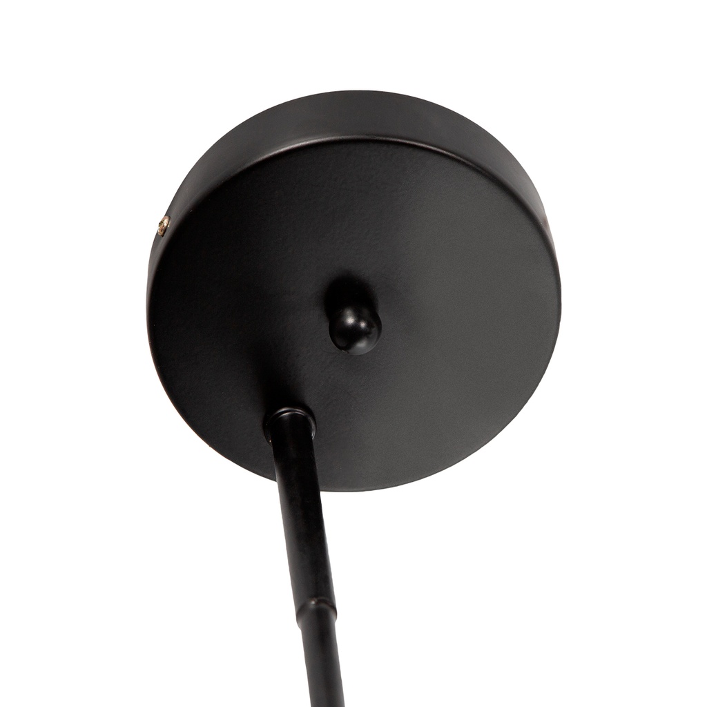 LAMPARA DE TECHO NEGRO 1L E27