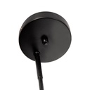 LAMPARA DE TECHO NEGRO 1L E27