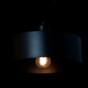 LAMPARA DE TECHO NEGRO 1L E27