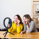 Aro de Luz LED para Selfie,  10 pulgadas con Trípode