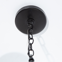 Lámpara de araña Tobin Collection moderna de 3 luces 100W, acabado negro mate
