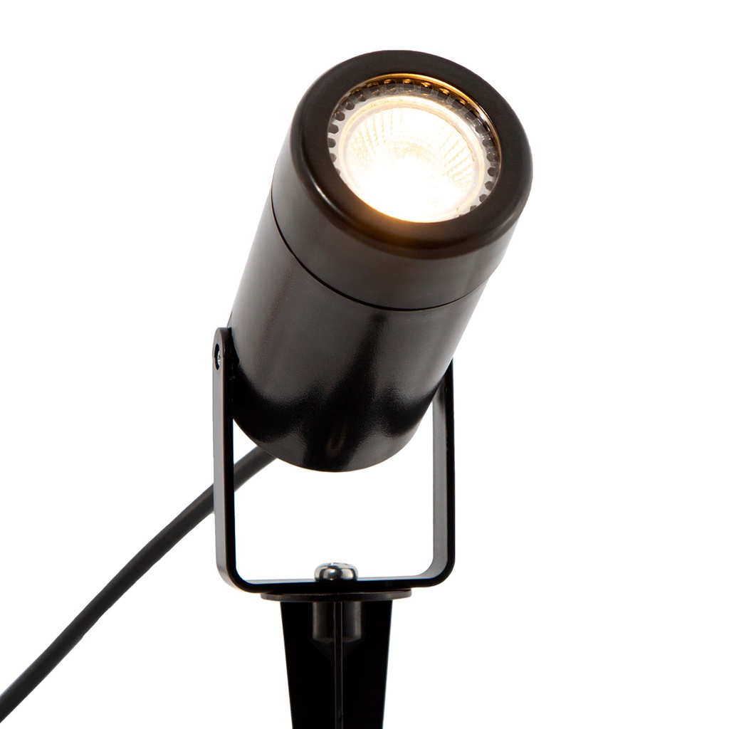 Lámpara Exterior LED Negro 7W 2 Piezas