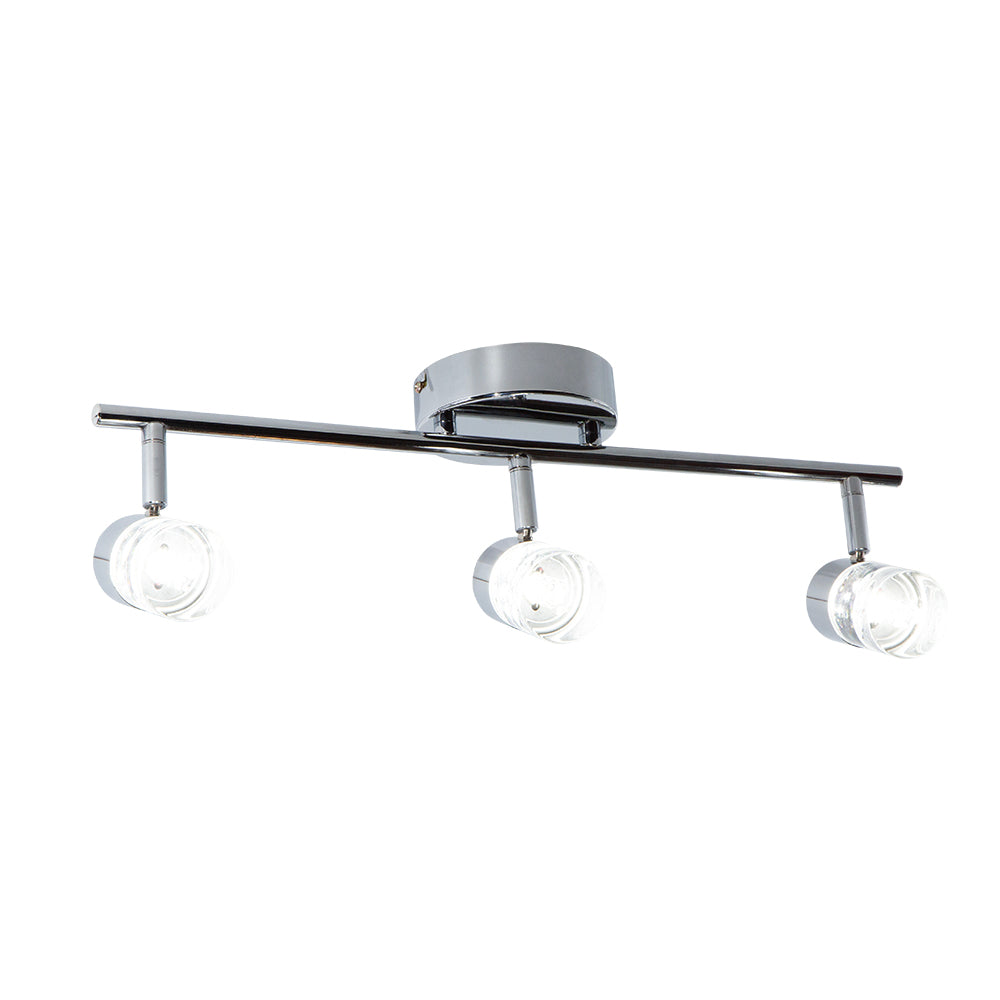 Lámpara de Techo LED General Lighting Riel Decorativo Cromo 3 W