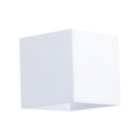 Lámpara de pared LED, acabado blanco, 6W, luz amarilla 3000K