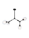 Lámpara de Techo Designers Negro 4 Luces 40W E27