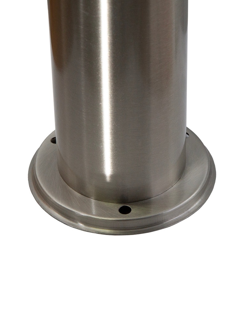 Lámpara De Piso Plateada 60w E27  1 Luz