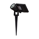 Luz solar LED para jardín, IP54, acabado negro 1L 1W 3.7V 3000K