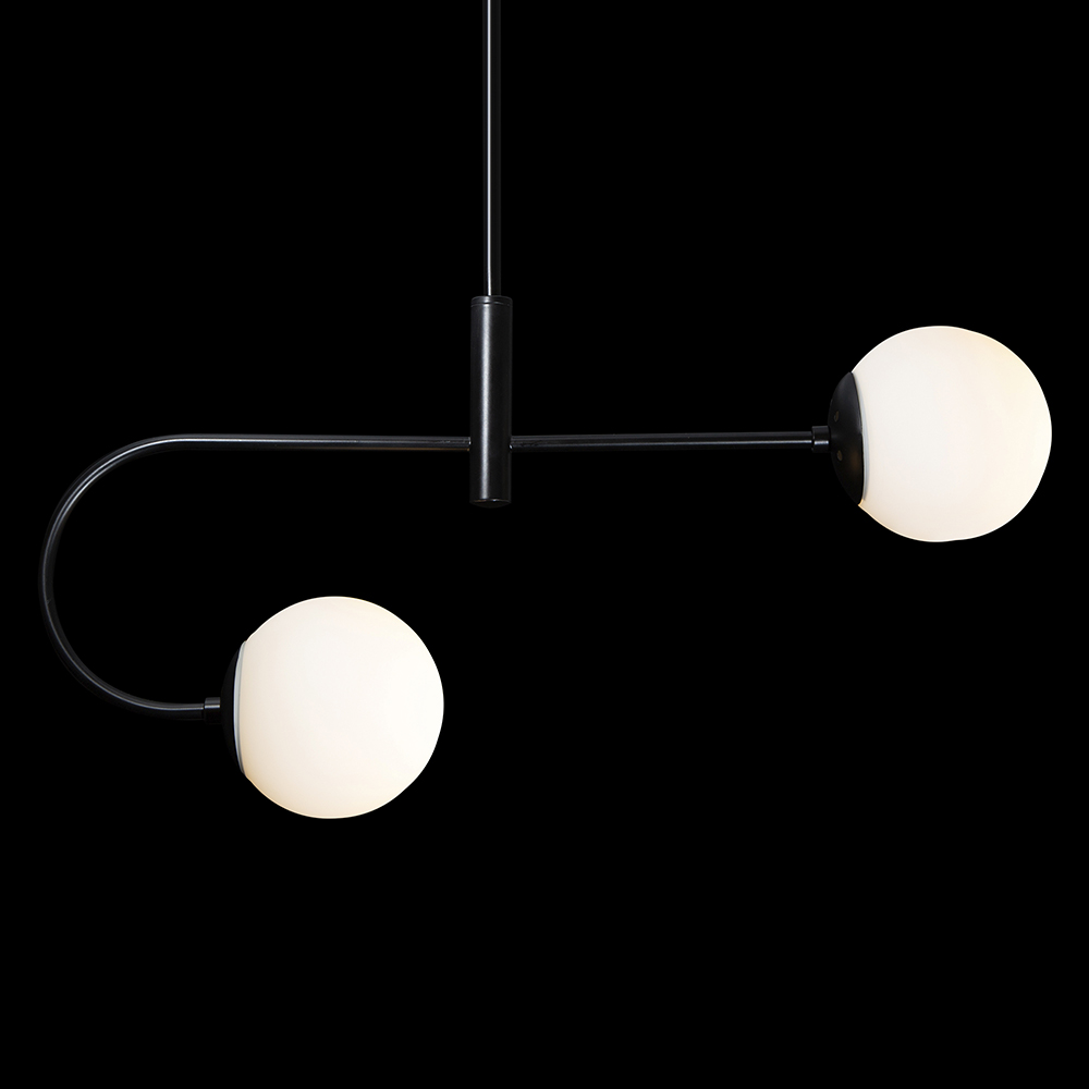 LAMPARA COLGANTE 2L E27 G45