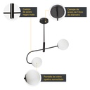 LAMPARA COLGANTE 2L E27 G45