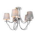 LAMPARA COLGANTE CROMADO 5L E27