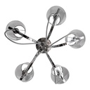 LAMPARA COLGANTE CROMADO 5L E27