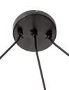 LAMPARA COLGANTE NEGRA 3L E27