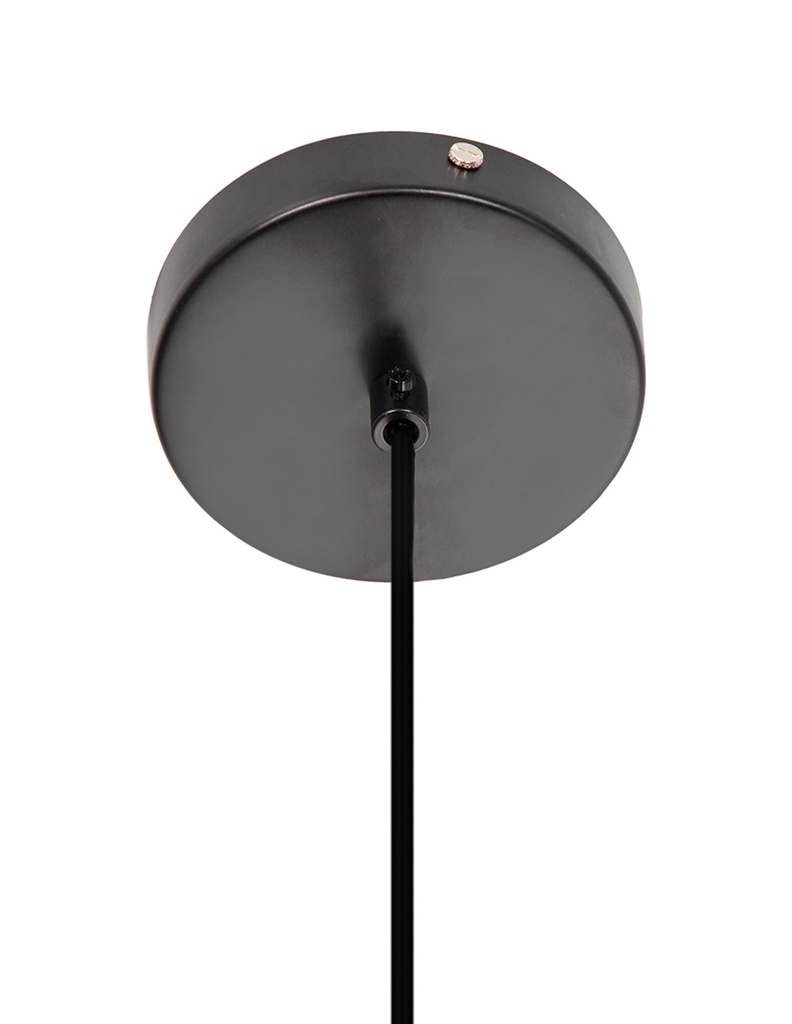 LAMPARA COLGANTE NEGRO 1L E27