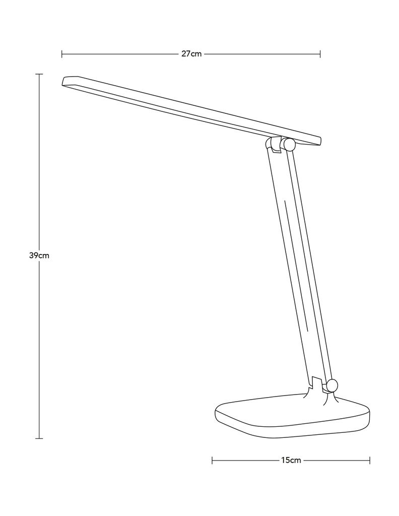 LAMPARA DE ESCRITORIO CARGADOR USB