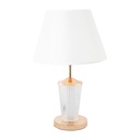 LAMPARA DE MESA ACABADOS EN DORADO 1L E27